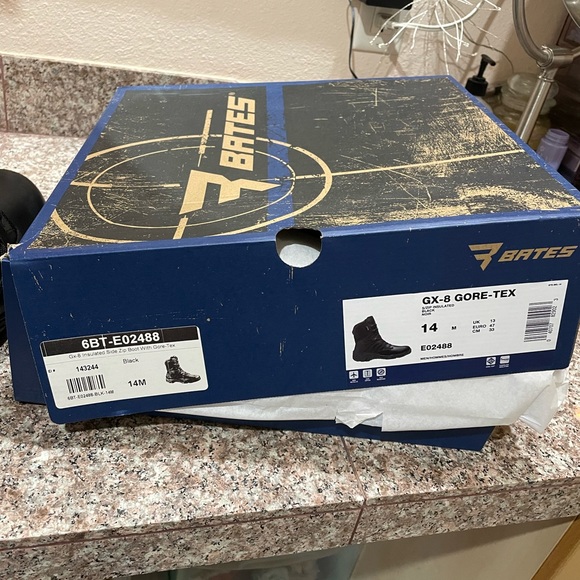 Bates Men’s Black GX-8 Gore-Tex Size 14 Boot, Brand New, Never Worn. - Picture 5 of 7